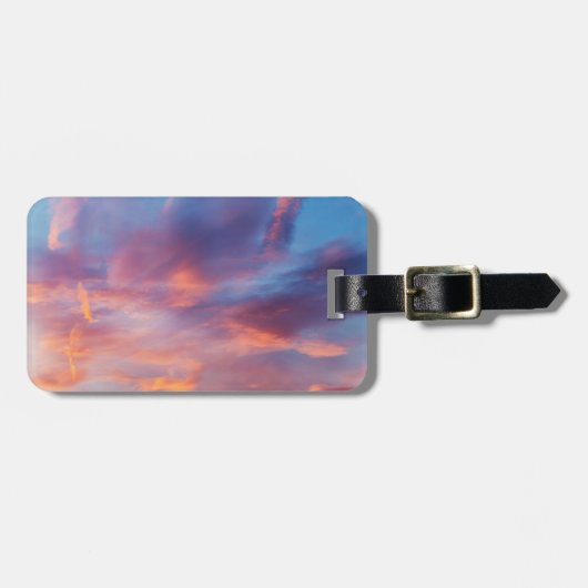 koketter Himmel Gepäckanhänger (Vorderseite horizontal)