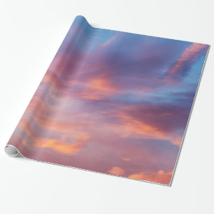 koketter Himmel Geschenkpapier