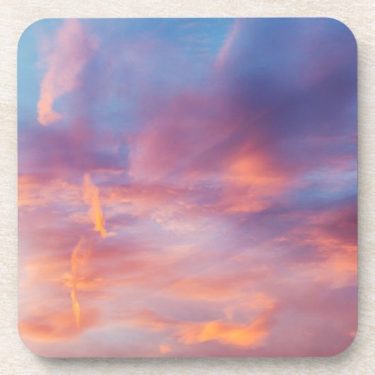 koketter Himmel Getränkeuntersetzer (Vorderseite)