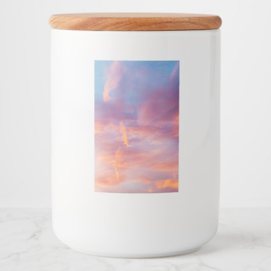 koketter Himmel Lebensmitteletikett (Vorderseite)