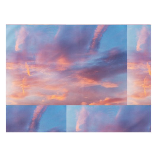 koketter Himmel Tischdecke (Vorderseite (Horizontal))