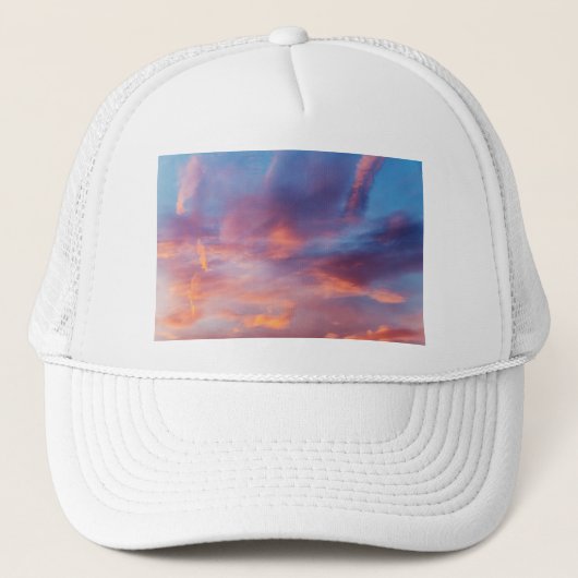 koketter Himmel Truckerkappe (Vorderseite)