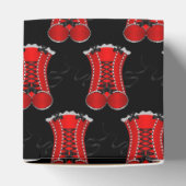 Koketter Rotkorsetwürfel Geschenkschachtel (Oben)