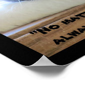 Kokettes mit Augen Kalico mit Abraham Lincon Zitat Poster (Ecke)