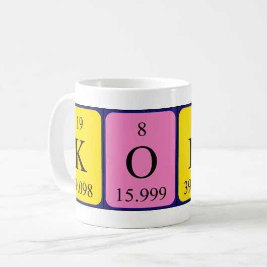Koki Periodenname Tasse (Vorderseite Links)