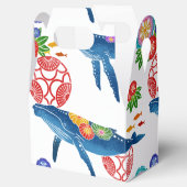 Kokinawan-Bingata-Muster-Bevorzugung Geschenkschachtel (Geöffnet)