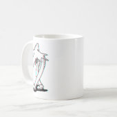 Koko Das Clown Ghost Glitch tanzen Kaffeetasse (Vorderseite Links)