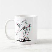 Koko Das Clown Ghost Glitch tanzen Kaffeetasse (Links)