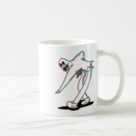 Koko Das Clown Ghost Glitch tanzen Kaffeetasse (Rechts)