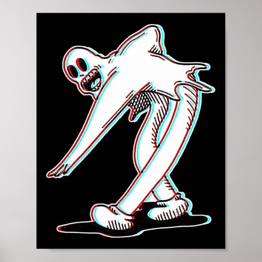 Koko Das Clown Ghost Glitch tanzen Poster (Vorne)