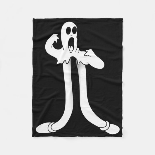 Koko Das Clown Ghost Splits Blackwork Fleecedecke (Vorderseite)