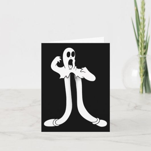 Koko Das Clown Ghost Splits Blackwork Karte (Vorderseite)