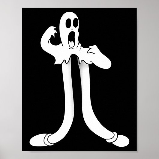 Koko Das Clown Ghost Splits Blackwork Poster (Vorne)