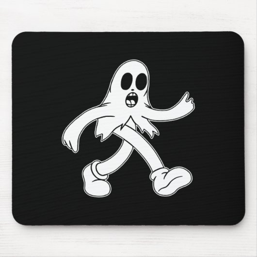 Koko Der Clown-Ghost-Blatt-Geist Mousepad (Vorne)