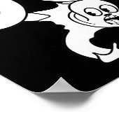 Koko, der Clown Ghost gefleckte Schwarzarbeit Poster (Ecke)