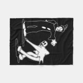 Koko Der Clown Ghost Magic Tanz Fleecedecke (Vorderseite (Horizontal))