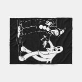 Koko der Clown und Geist tanzen Fleecedecke (Vorderseite (Horizontal))