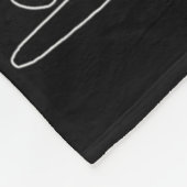 Koko der Clown und Geist tanzen Fleecedecke (Ecke)