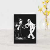 Koko der Clown und Geist tanzen Karte (Gelbe Blume)