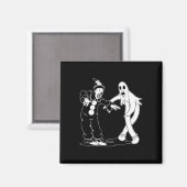 Koko der Clown und Geist tanzen Magnet (Vorderseite/Rückseite)