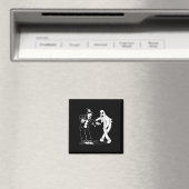 Koko der Clown und Geist tanzen Magnet (In Situ (Geschirrspüler))