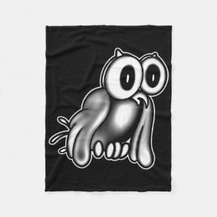 Koko Der Clown X Owl Ghost X Vintager Cartoon Fleecedecke