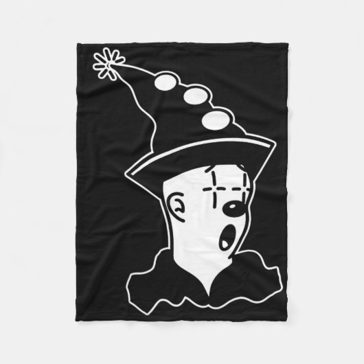 Koko der Clowngeister überrascht Fleecedecke (Vorderseite)