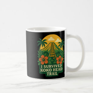 Koko Head Trail Hawaii Oahu Hawaiian Wanderung Wan Kaffeetasse