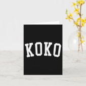 Koko Karte (Gelbe Blume)