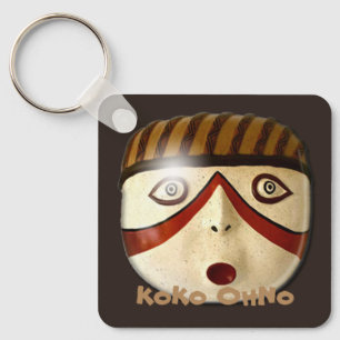 KoKo OhNein - Zuni Kachina Maske - riechen Masker Schlüsselanhänger