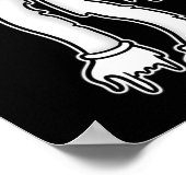 Koko The Clown Ghost Gothic Melting Poster (Ecke)
