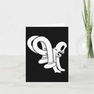 Koko The Clown Ghost Twisty Blackwork Karte