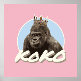 Koko The Gorilla Poster