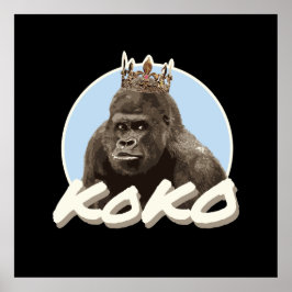 Koko The Gorilla Poster