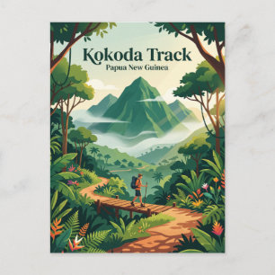 Kokoda-Track Papua-Neuguinea Postkarte
