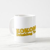 Kokomo Drink Team T-Shirts Kaffeetasse (Vorderseite Links)