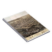 Kokomo-Indiana Vintage Karte Notizblock (Rechte Seite)