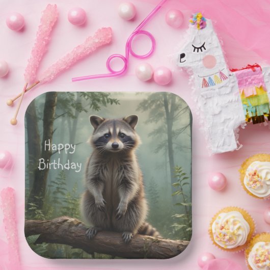 Kokon im Wald Pappteller (Party)