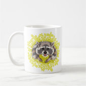 Kokon mit gelben Blumen Kaffeetasse (Links)