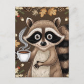 Kokon mit Kaffee Postkarte (Vorderseite)