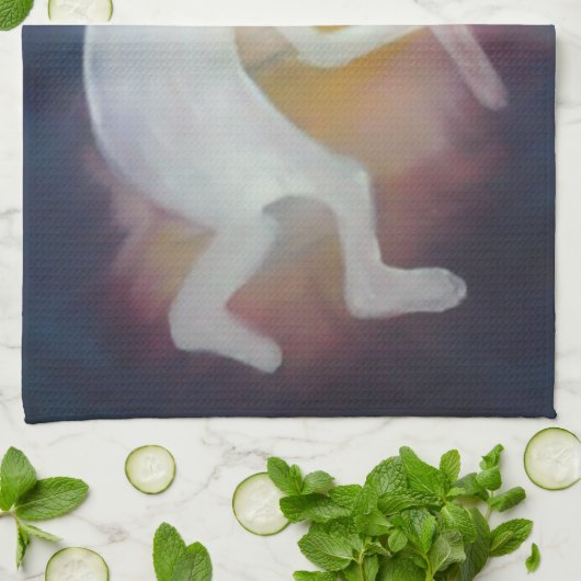 Kokopeli Dish Handtuch (Gefaltet)