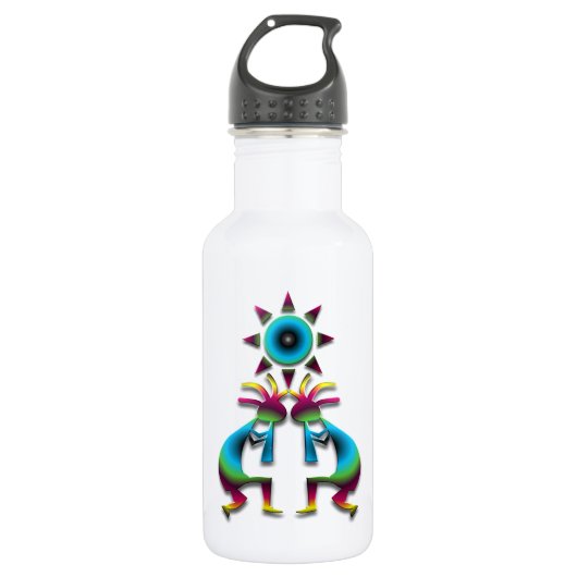 Kokopelli #41 edelstahlflasche (Vorderseite)