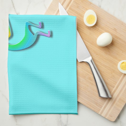 Kokopelli #87 küchentuch (Viertel Falte)