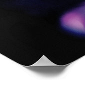 Kokopelli Abstrakt Art Universe Poster (Ecke)