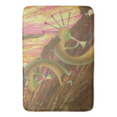 Kokopelli Abstrakt Jam Session Badematte (Vorderseite Vertikal)