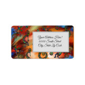 Kokopelli Art Adressaufkleber (Vorne)