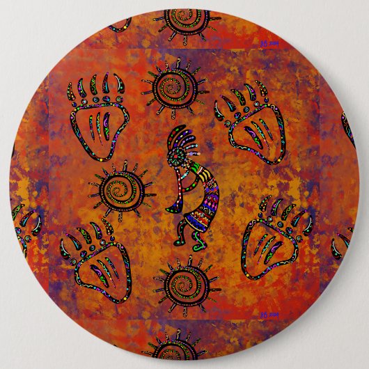 Kokopelli Art Button (Vorderseite)