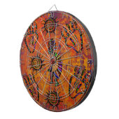 Kokopelli Art Dartscheibe (Vorderseite rechts)