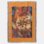 Kokopelli Art Decke (Vorderseite Vertikal)