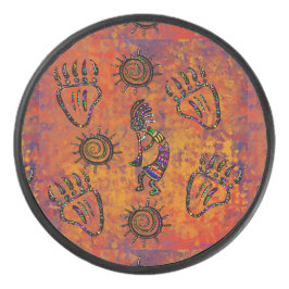 Kokopelli Art Eishockey Puck